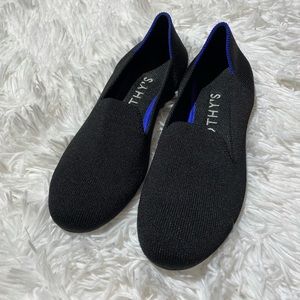 Rothys Black Loafer Slip On Shoe 5.5
